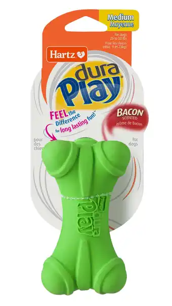 Walmart Hartz DuraPlay Medium Dog Bone, Latex, 1 Count offer