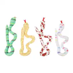 Walmart 4Pcs Interactive Cat Snake Toys Funny Toy Snakes Wear-resistant Kitten Toys Cat Accessory offer