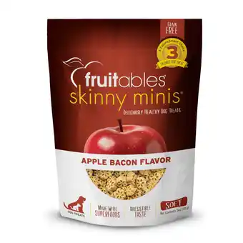 Walmart Fruitables Skinny Mini Dog Treats Apple Bacon Flavor, 5 oz offer