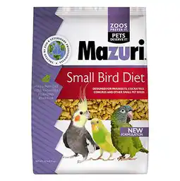 Walmart Mazuri Small Bird Food, 2.5 lbs offer