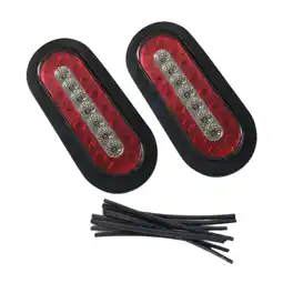 Walmart JISADER 2 Pieces Generic LED Lights 12V Stop Lights for RV offer