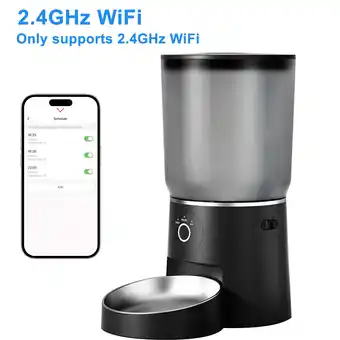 Walmart Milemduomar Pet Automatic Feeder App Wireless Smart Feeder Automatic Timing Wifi 2.4GHZ offer