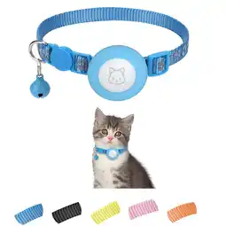 Walmart Feelers Cat Collar, Reflective Airtag Cat Collar with Bell,Blue, 1pcs offer