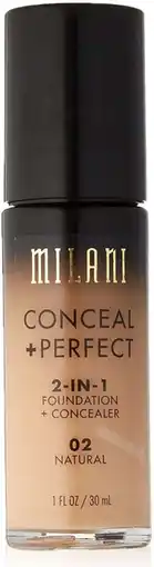 Walmart Milani Conceal + Perfect 2-in-1 Foundation + Concealer, Natural offer