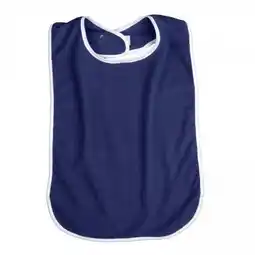 Walmart Serenable 3xElderly Bib with Adjustable Strap Washable Dining Bib for Women Men Mealtime Navy offer