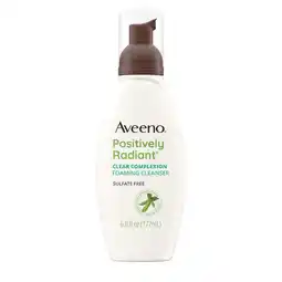 Walmart Aveeno Clear Complexion Foaming Facial Cleanser, Oil-Free Acne Face Wash, 6 fl. oz offer