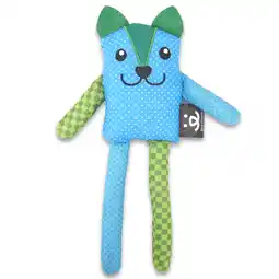 Walmart Best Friends 8 Blue Patchwork Catnip Doll Cat Toy with Replacement Catnip offer