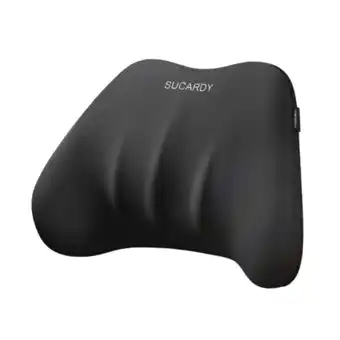 Walmart Serenable Lumbar Support Pillow Back Support Pillow for Car Driving Seat recliner Black offer