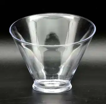 Walmart Curved Plastic Candy Bowl, Clear, Dia. 6.5 x 5.39 H, Party Favors, Way to Celebrate offer