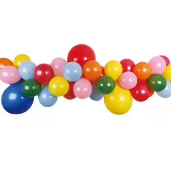 Walmart Way to Celebrate Standard Balloon Garland Kit, 40 Balloons with Garland Strip offer