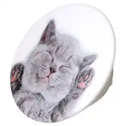 Walmart Popsockets Grip with Swappable Top for Cell Phones, PopGrip Cat Nap offer