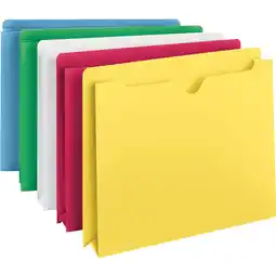 Walmart Smead File Jackets 2 Exp Letter Straight Cut 10/PK AST 75688 offer