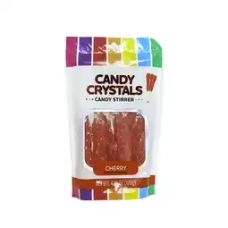 Walmart Hilco Candy Crystals Cherry Flavored, Candy Stirrers, 4.23 oz, 8 Pack Regular Size offer