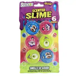 Walmart Scentos Scented Slime Multi-Color, Birthday Party Favors, 6 Count offer