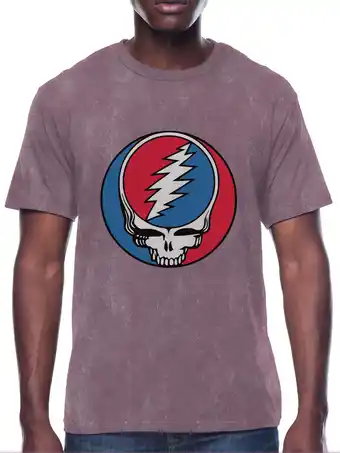 Walmart The Grateful Dead, Mens Graphic Tee, Ligthtning Skull, Sizes S-3XL offer