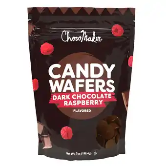 Walmart ChocoMaker Dark Chocolate Raspberry Flavored Candy Melt Wafers, 7 oz (198.4g), Gluten Free offer