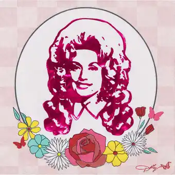 Walmart Dolly Parton Floral Multi-Color Dolly Napkins 16 Count offer