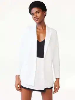 Walmart Scoop Women's Boyfriend Linen Blazer offer