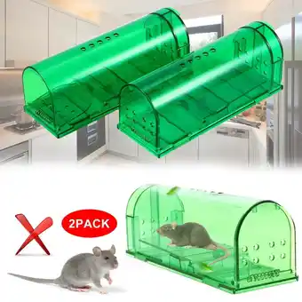 Walmart Kqiang Humane Mouse Traps 2 Pack Live Catch and Release Good Mousetrap offer