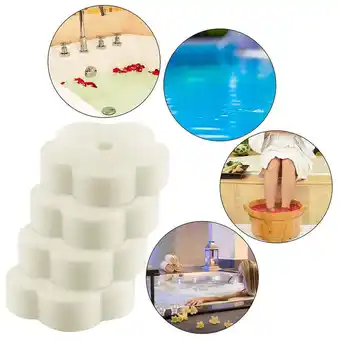 Walmart KUMHONW 10 Pieces Creamy Oil Absorbing Scum Sponge for Hot Tub Swimming Pool and Spa Cleaning Brush offer