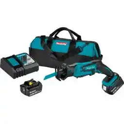 Walmart Makita LXT Cordless Compact Recipro Saw Kit 5.0Ah Lithium-Ion 18V 0-3000 RPM offer