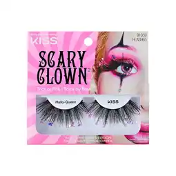 Walmart KISS Halloween Limited Edition Scary Clown False Eyelashes, 1 Pair - Hallo-Queen offer