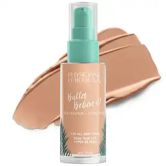 Walmart Physicians Formula Murumuru Butter Butter Believe it! Foundation + Concealer - Medium - Medium offer