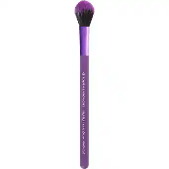 Walmart Moda Highlight and Glow Makeup Brush, Purple, Single Makeup Brush offer