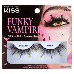 Walmart KISS Halloween Limited Edition Funky Vampire False Eyelashes, 1 Pair - Immortal offer