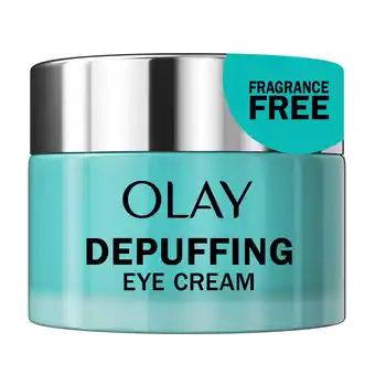 Walmart Olay Hydrating Gel Eye Cream with Hyaluronic Acid, Fragrance-Free, All Skin Types 0.5 oz offer