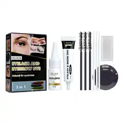 Walmart EELHOE Eyelash & Brow Dye Professional Series Natural Long-lasting Semipermanent DIY Makeup Kit offer