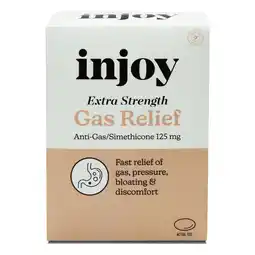 Walmart injoy Gas Relief Softgels, Simethicone 125 mg, Extra Strength Antigas, 60 Count offer