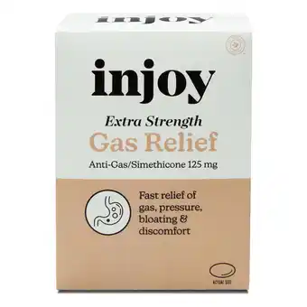 Walmart injoy Gas Relief Softgels, Simethicone 125 mg, Extra Strength Antigas, 60 Count offer