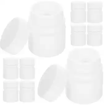 Walmart 12 Pcs Carrying Bottle Medicine Bottles 30ml Small Mini Vial White Hdpe Travel offer