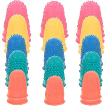 Walmart 25 Pcs Rubber Non-Slip Finger Cot Fingertip Covers Protector Silicone Gel Portable offer