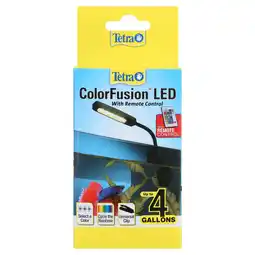 Walmart Tetra ColorFusion LED Light for Aquariums up to 4 Gallons, with Remote offer