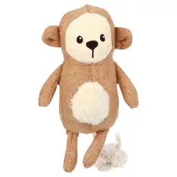 Walmart Vibrant Life Tan Monkey Plush Dog Toy offer