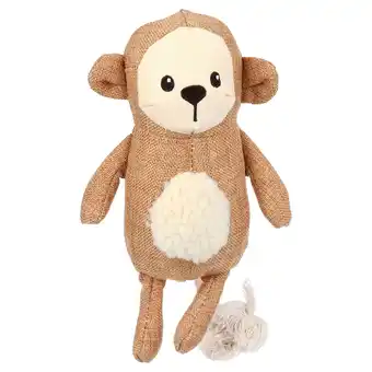 Walmart Vibrant Life Tan Monkey Plush Dog Toy offer