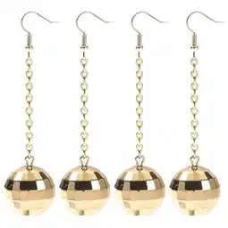 Walmart NUOLUX 2 Pairs Disco Ball Earrings Earrings Women Dangling Earrings Cool Ear Jewelry offer