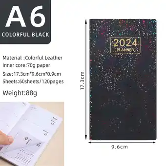 Walmart WSBDENLK A6 Mini Notebook Organizer Planner Daily Planner Notebook Travel Diary Under 10 Dollar offer