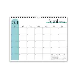 Walmart WSBDENLK 2025 Easy Wall Calendar Bound Calendar with Hook office Calendar offer