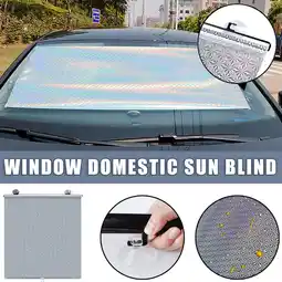 Walmart Nilvkv Auto Rolling Shade Auto Sun Screen Auto Retractable Window Shade for Home Use offer