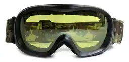 Walmart WindRider ATV Sports Off-Road Black Goggle with Camo Strap offer