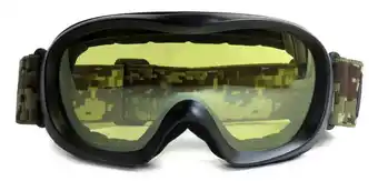 Walmart WindRider ATV Sports Off-Road Black Goggle with Camo Strap offer