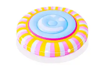 Walmart Packed Party 58 'Smile Inflatable Pool Float, Multi-Color, Female, for Ages 14 years+ offer