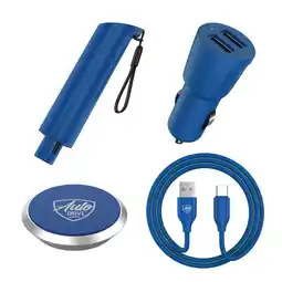 Walmart Auto Drive Blue ABS Car Electronics Gift Kit Adgs-2002 1 Pack, 5.7*5.7*1.37'' offer