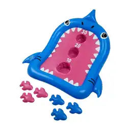 Walmart Coconut Grove by Sunnylife - Inflatable Cornhole Finn the Shark - Reef Gang, Pool Float game offer