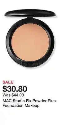 Ulta Beauty MAC Studio Fix Powder Plus Foundation Makeup offer