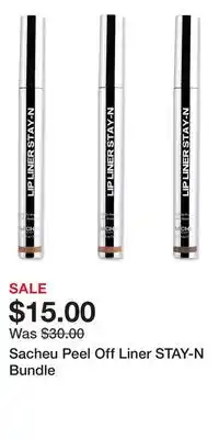 Ulta Beauty Sacheu Peel Off Liner STAY-N Bundle offer