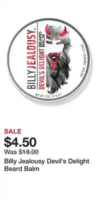 Ulta Beauty Billy Jealousy Devil's Delight Beard Balm offer